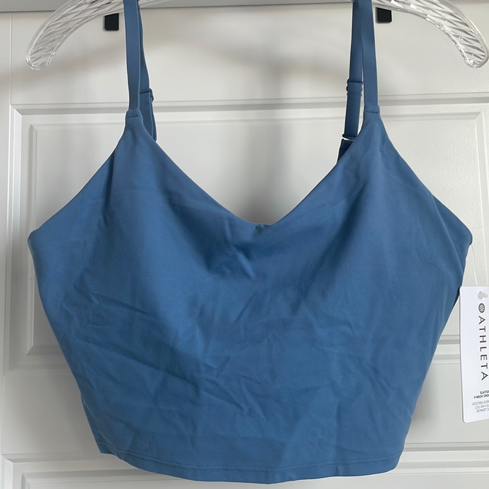 NWT Athleta Elation V-Neck Crop D-DD